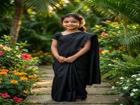Baby girl saree